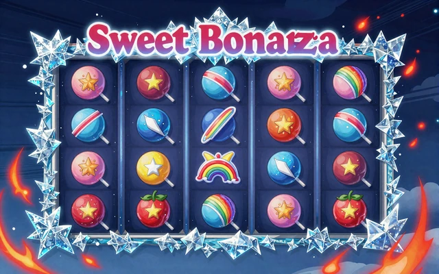 Sweet Bonanza Slot mit vereisten Bonbons im Arctic Manga Stil
