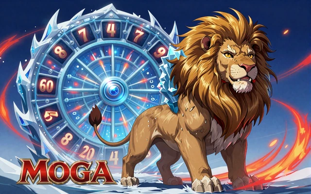 Mega Moolah Jackpot Slot mit arktischem L&ouml;wen-Design