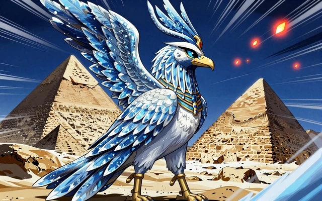 Eye of Horus Merkur Slot im arktischen Manga-Stil