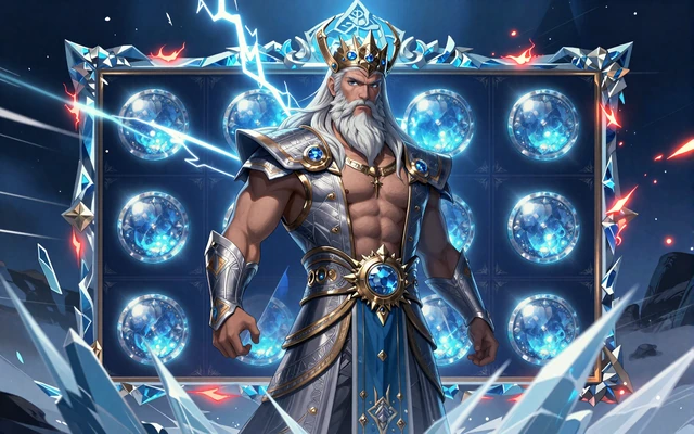 Gates of Olympus Slot mit Zeus im arktischen Manga-Stil