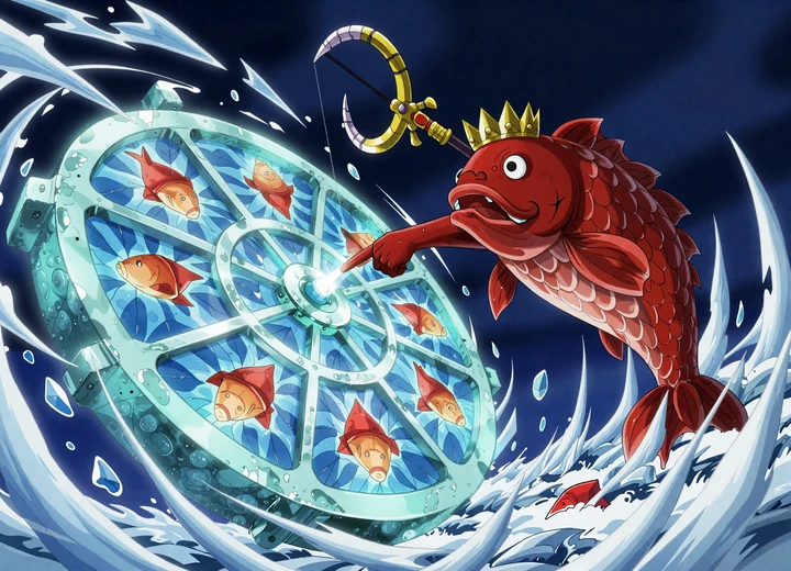Huge Red pr&auml;sentiert das 53-Segmente-Rad von Ice Fishing im arktischen Studio